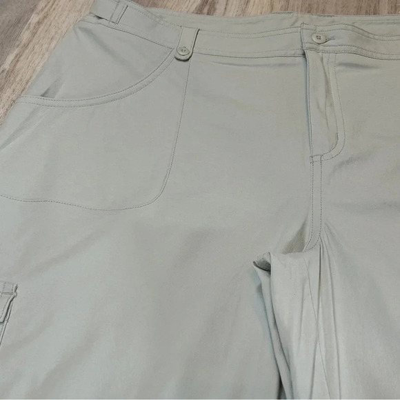 Lucy Flex Trail Cargo Wide Leg Capri Adjustable Performance Hiking Pants / Large - Picture 3 of 12